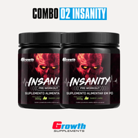 [COMBO 02 INSANITY] Kit com 2 Pré-Treinos Insanity - 300g